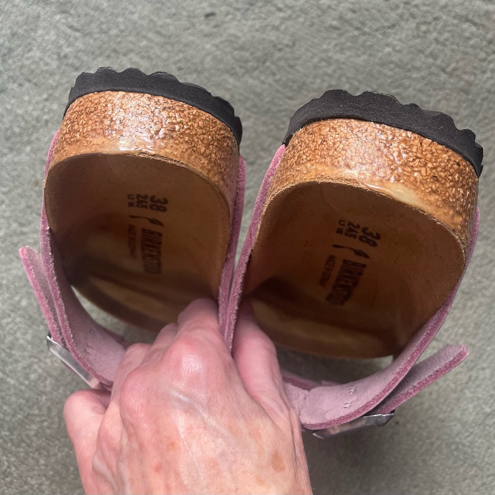 Birkenstock Arizona lavender oiled leather 38/7 narrow - Picture 7 of 8